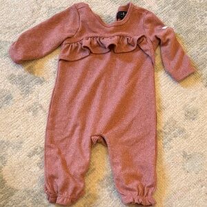 Ruffled Pink Kids One Piece